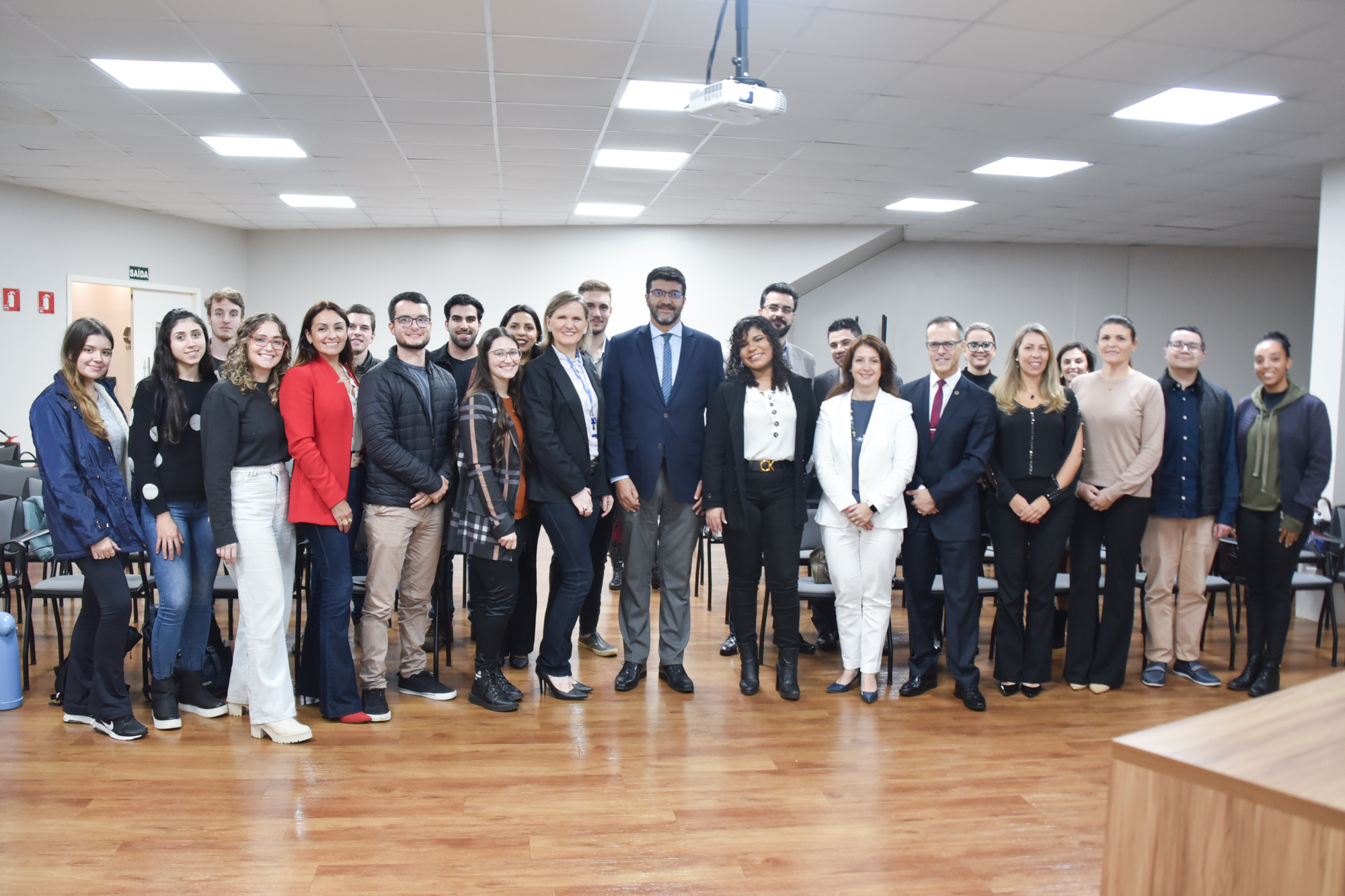 Palestra para estudantes na Unijuí