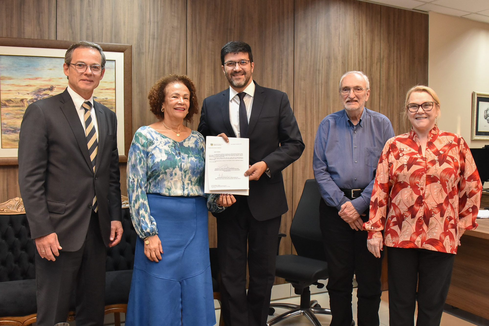 Ricardo Hermann, Iris Nogueira, Francisco Rossal, Raul Sanvicente e Laís Nicotti.
