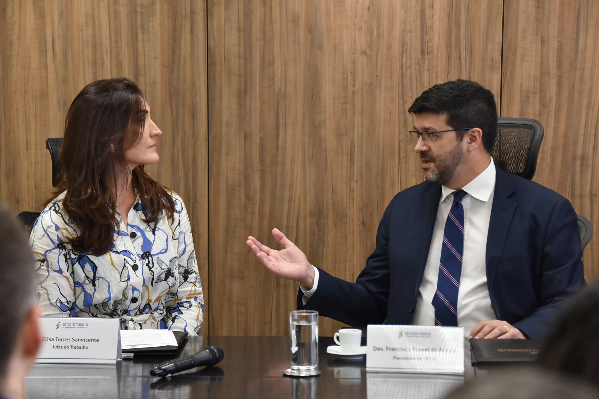 Elisa Sanvicente e Francisco Rossal