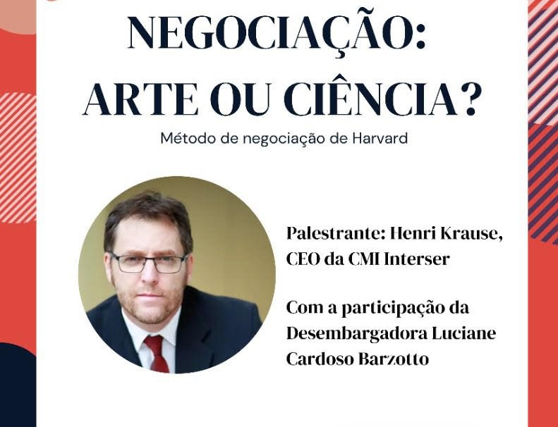 Imagem simula um cartaz de promoção da palestra. Imagem simula um cartaz de promoção da palestra.