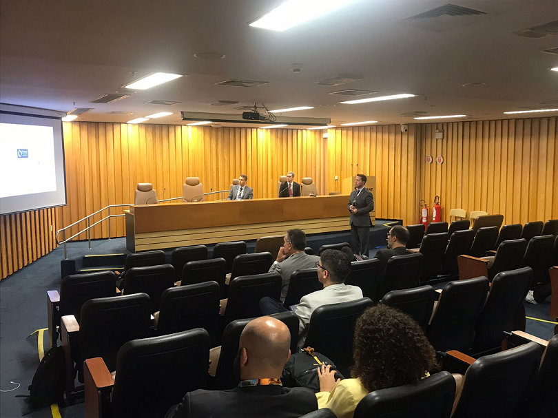 Juiz Rodrigo Trindade apresentando o Pangea