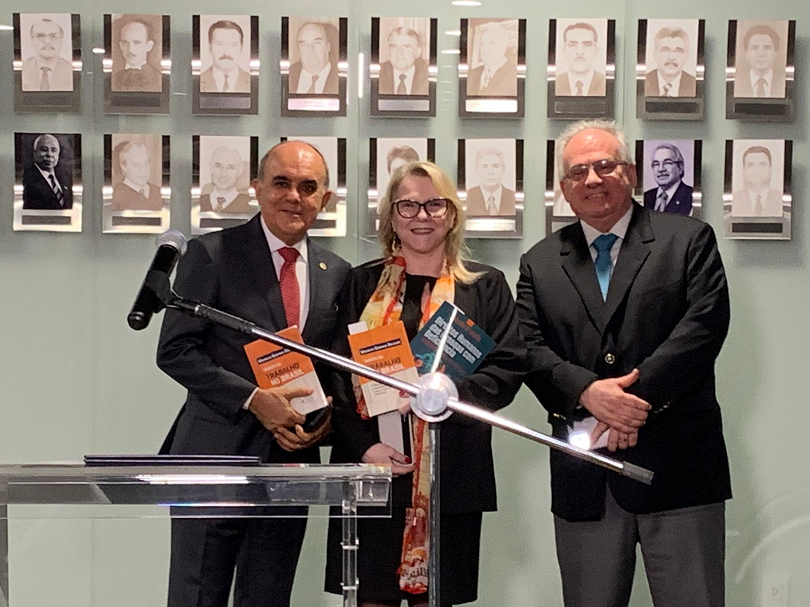 Min. Cláudio Brandão, Desa. Laís Helena Nicotti e Min. Mauricio Godinho