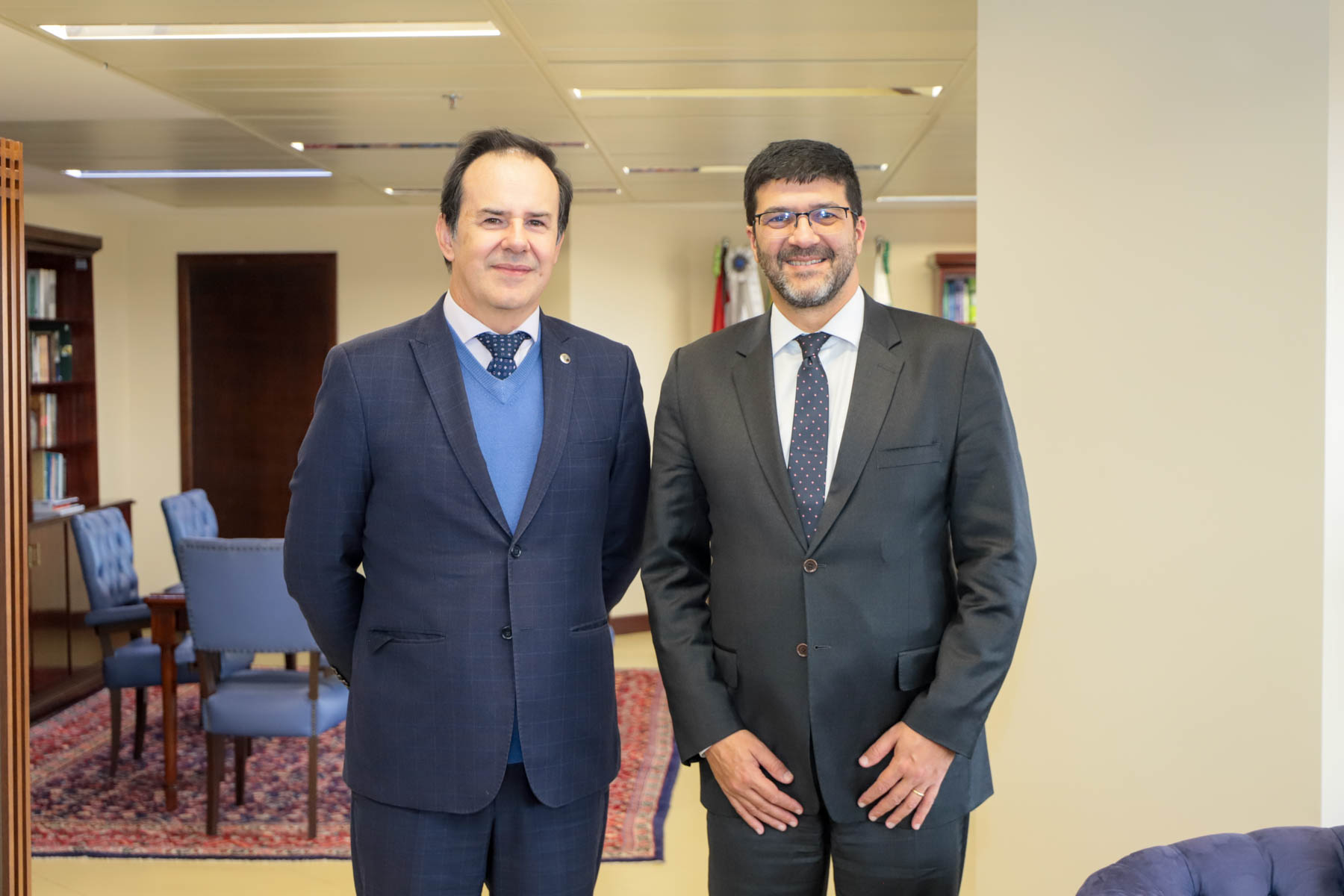 Desembargadores Fernando Quadros da Silva e Francisco Rossal