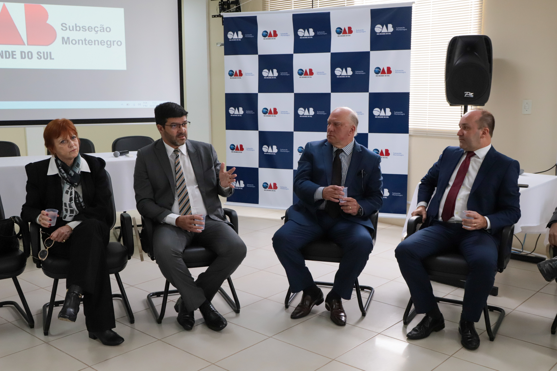 Madalena, Rossal, Ricardo e presidente da subseção da OAB