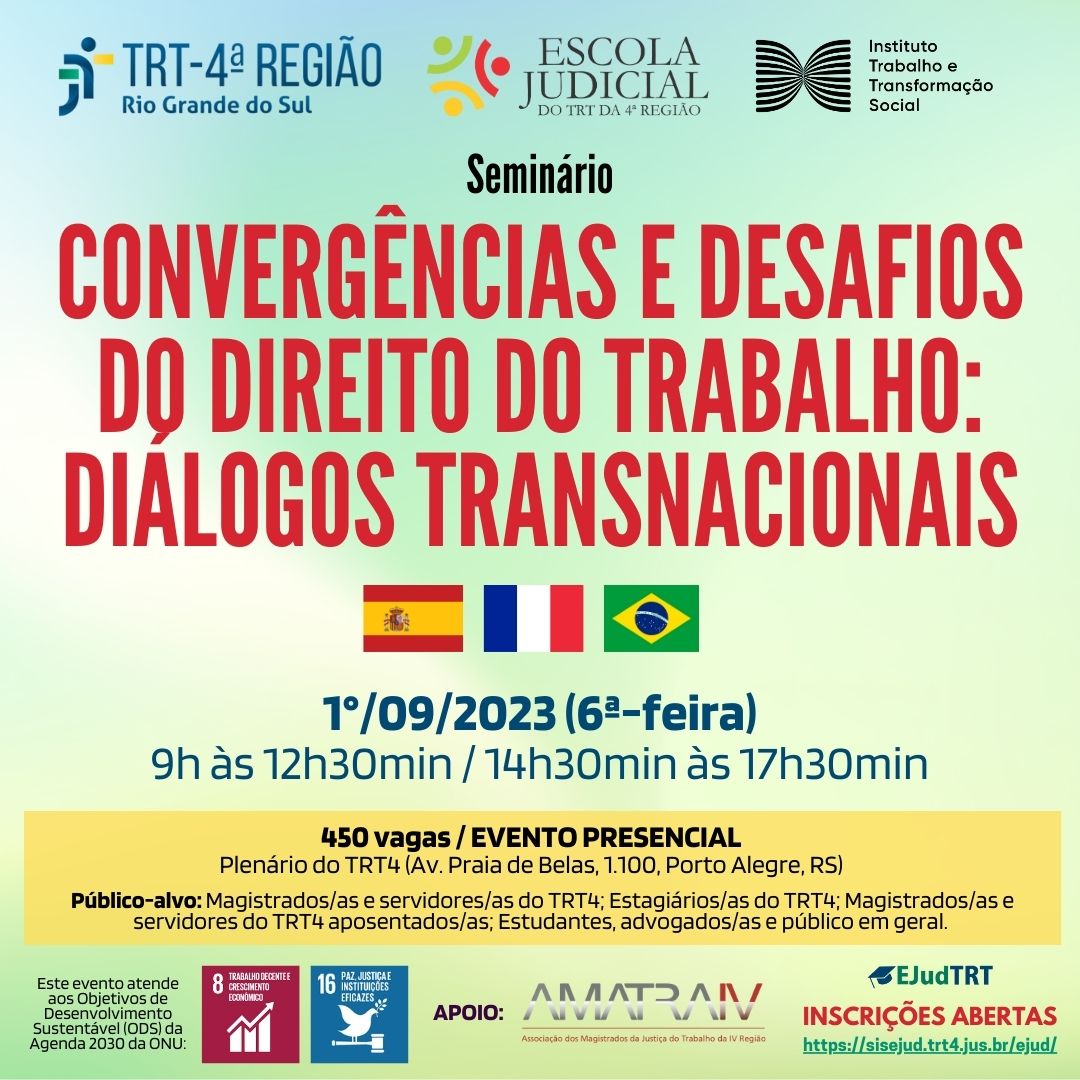 Card de divulgação do evento, trazendo as informações sobre o evento que constam no texto da matéria.