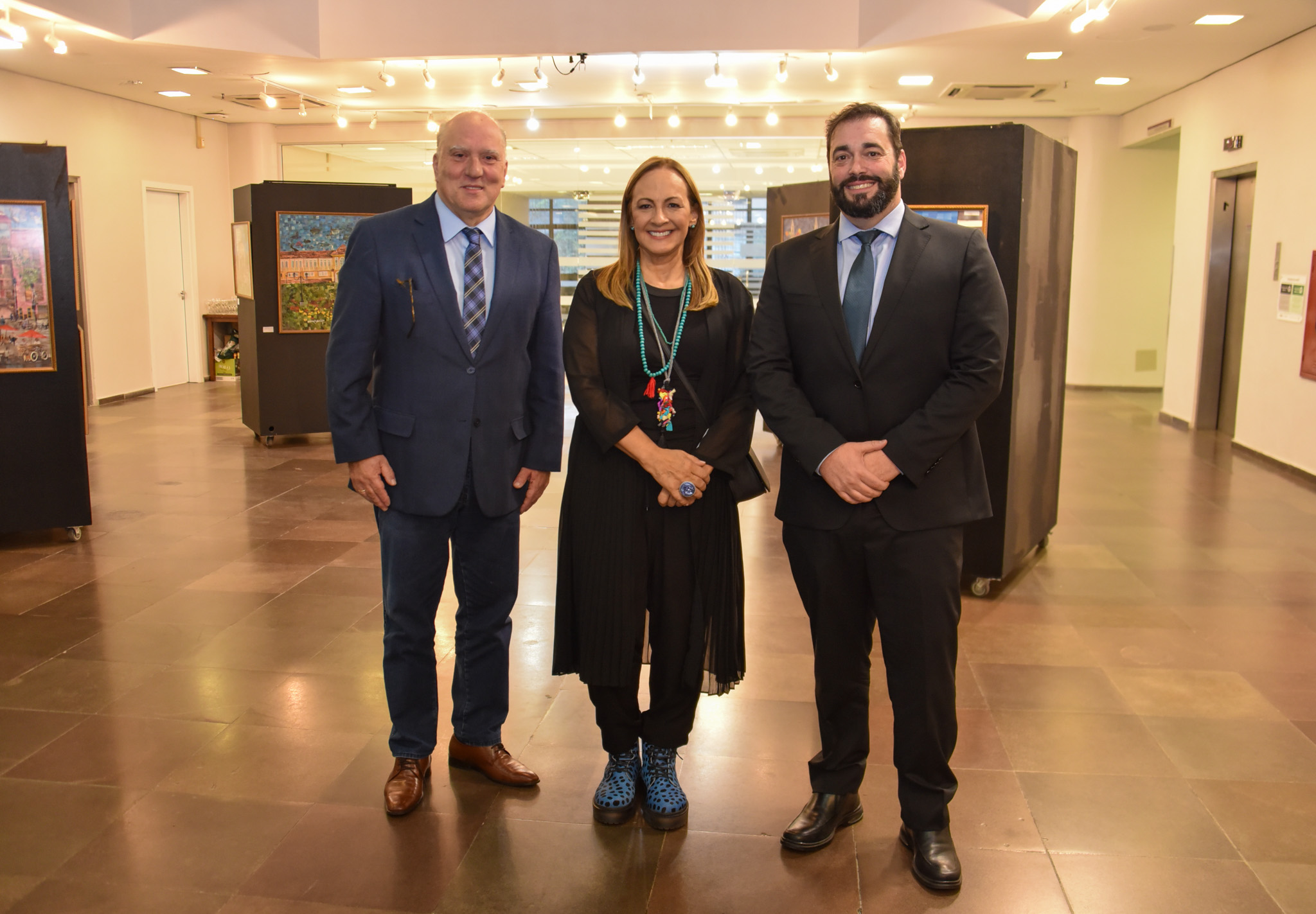 Foto Martins Costa, Márcia e Alexandre
