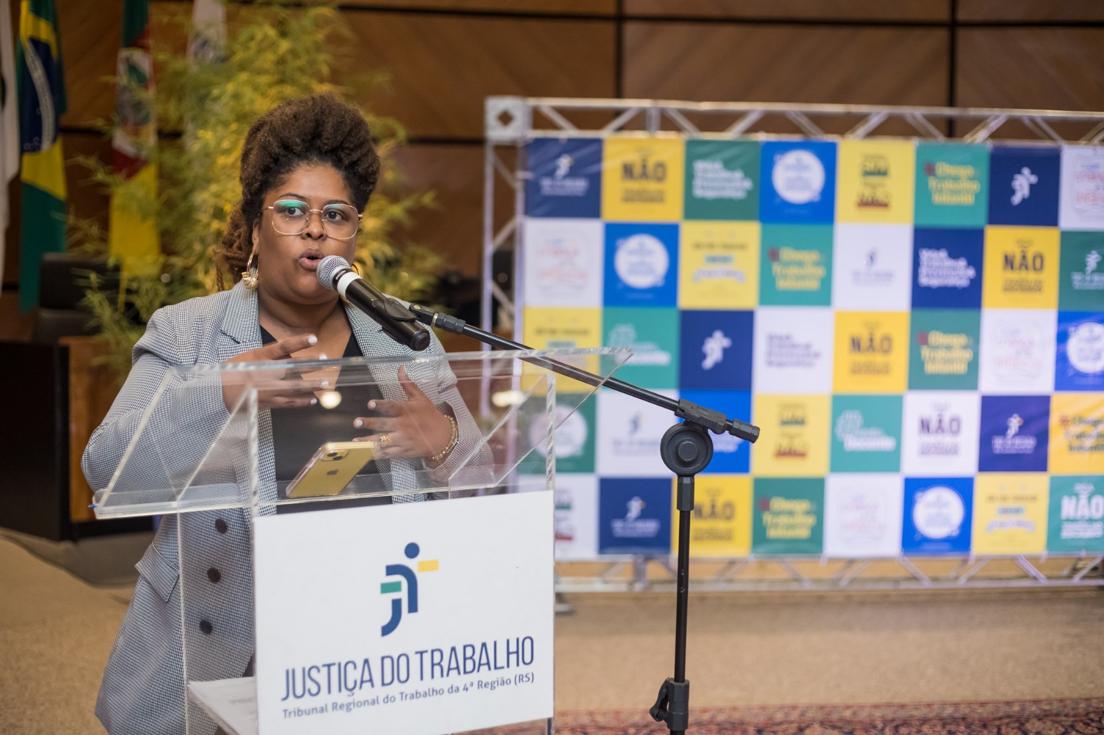 Foto da secretária estadual adjunta da Justiça, Cidadania e Direitos Humanos, Caroline Conceição Moreira_.jfif