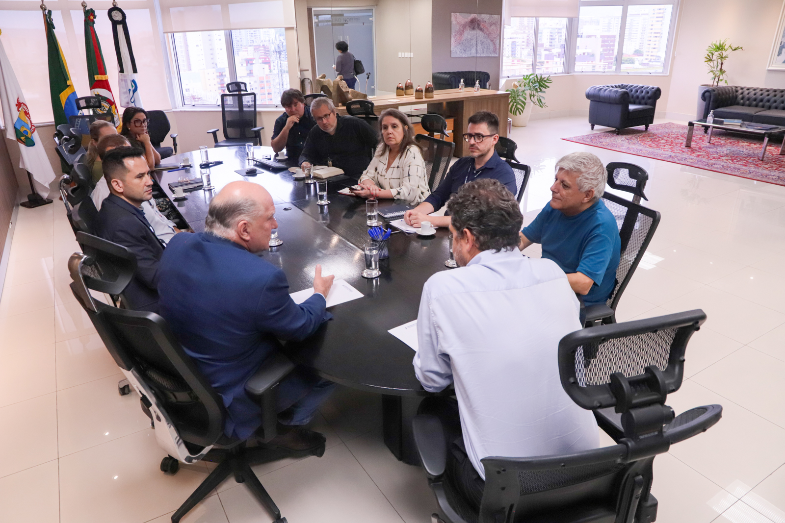 Reunião realizada no Salão Nobre