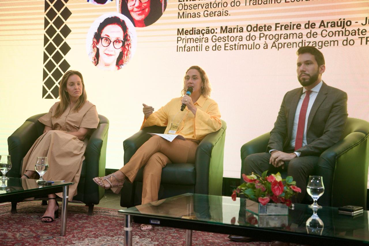 Lívia Miraglia, Luciano Aragão e Maria Odete de Araújo