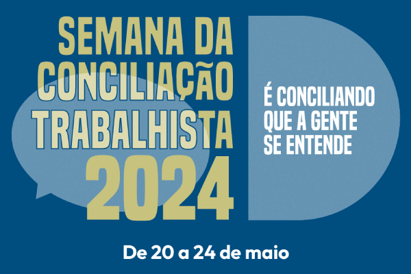 Arte de divulgação do evento, com nome, data e slogan.