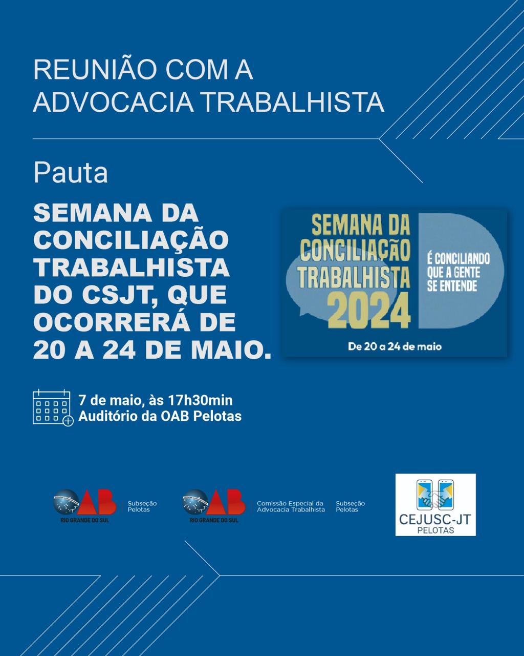 Card de divulgação do evento