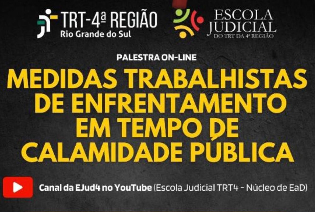 Arte com fotos do docente e do mediador e informações sobre o evento