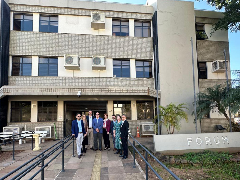 Equipe do TRT-RS visita Fórum da Comarca de Estrela