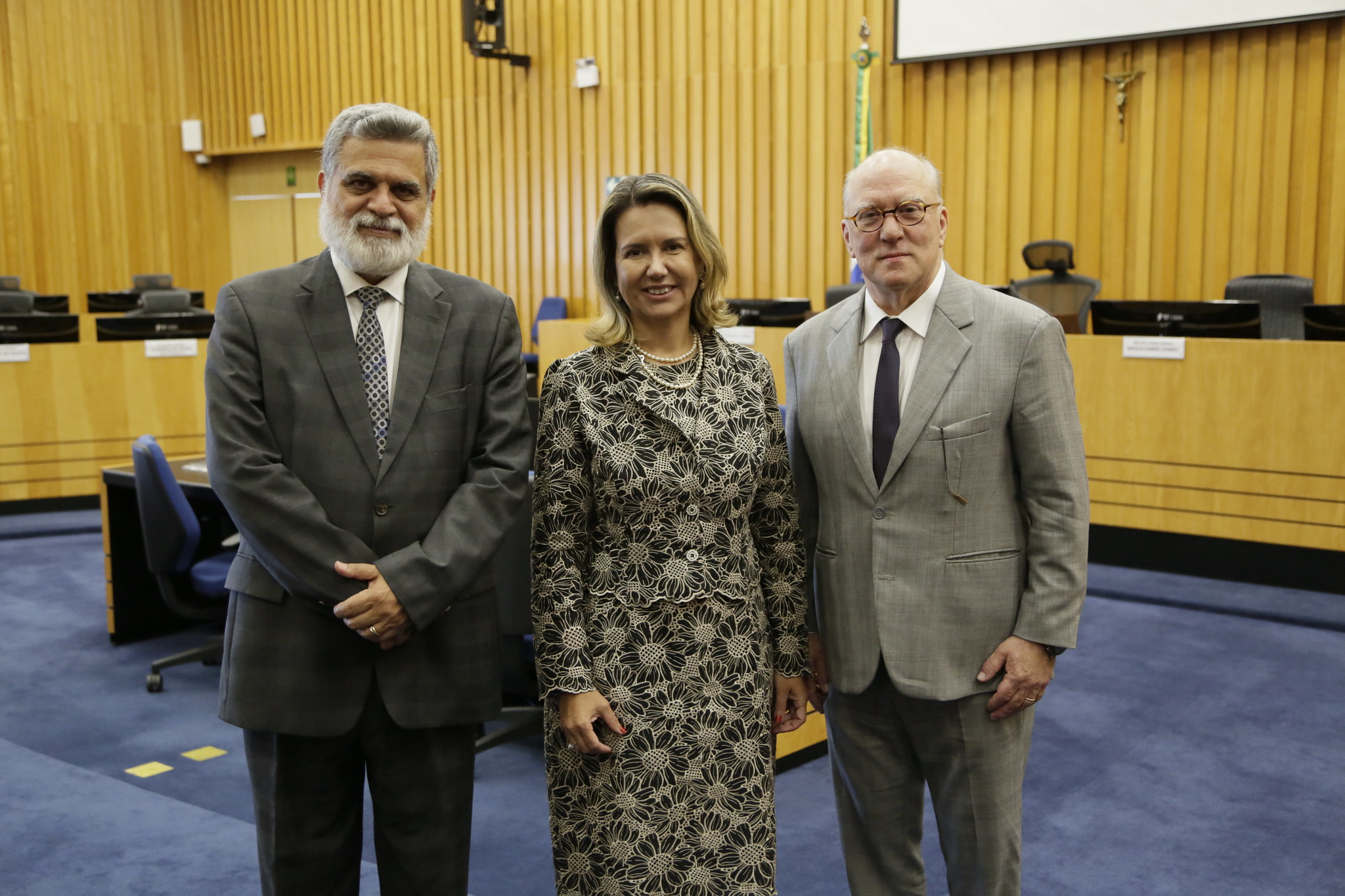 Ministro Lelio Bentes, Desa. Márcia Farias da Silva e Des. Martins Costa