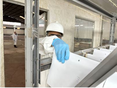 Varal para secagem dos processos