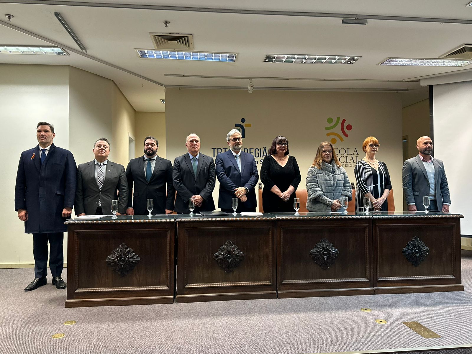 Mesa oficial da solenidade