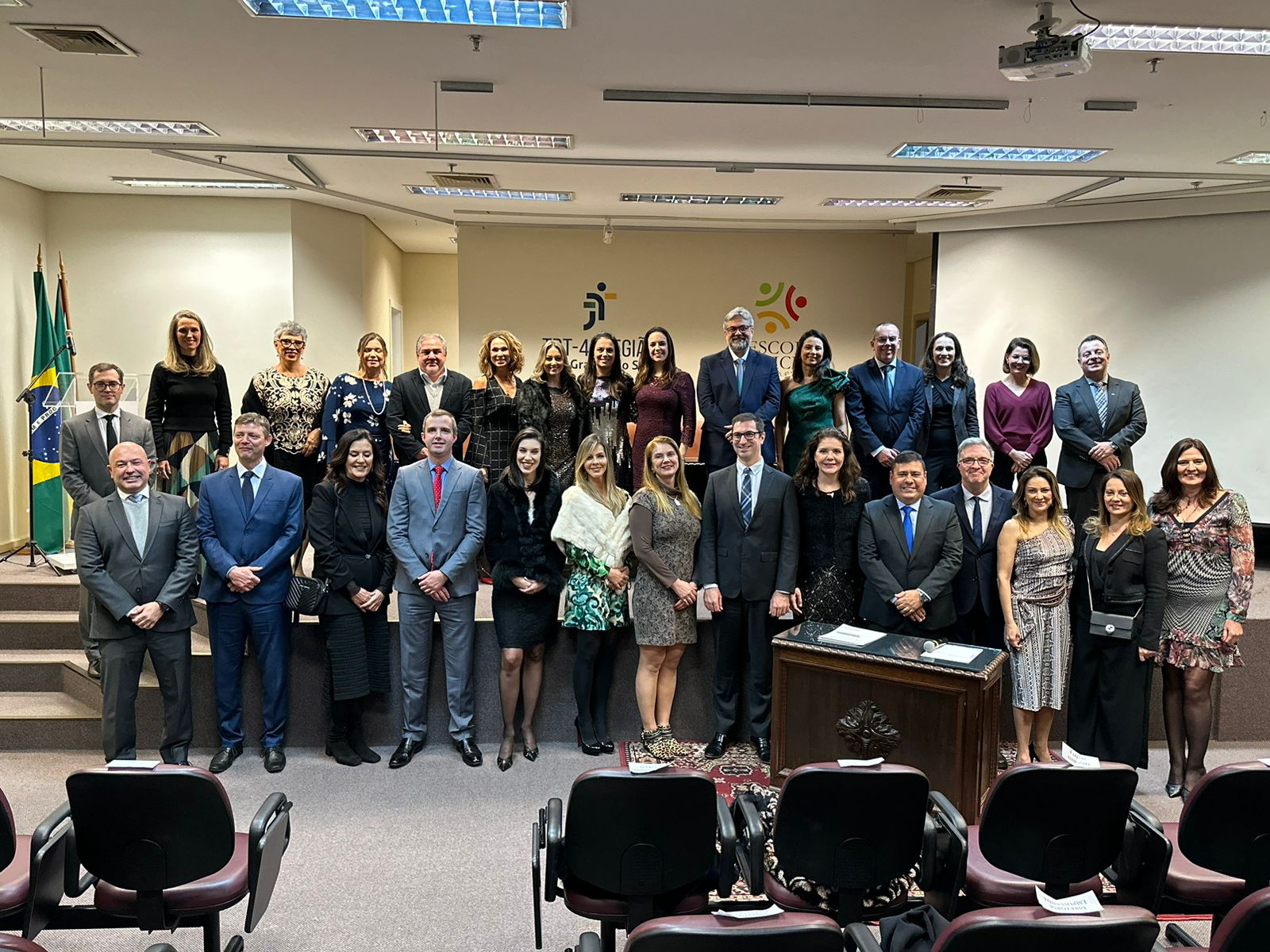Foto posada da nova diretoria
