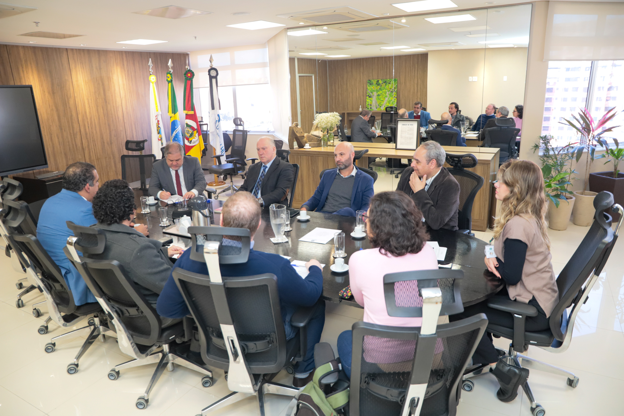 Reunião no Salão Nobre