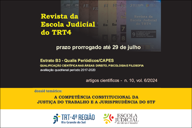 Card de divulgação da revista.