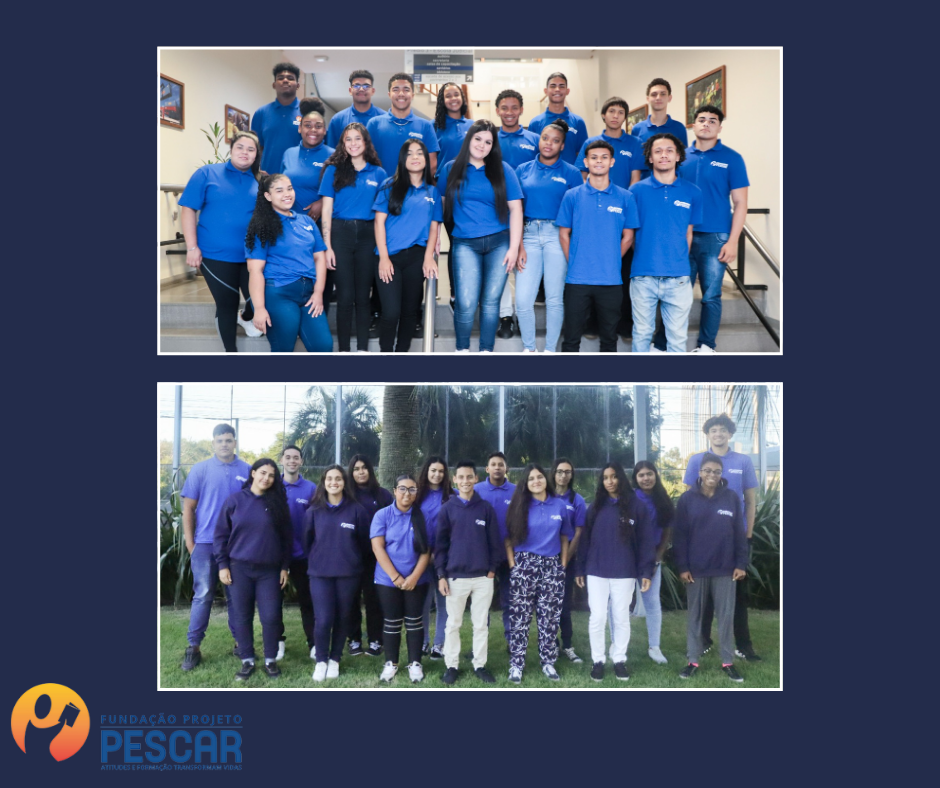 Turma do ESA e do TRT-4 no Projeto Pescar