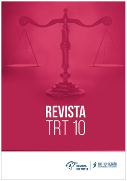 Imagem: capa do v. 28, n.1 da Revista do TRT10