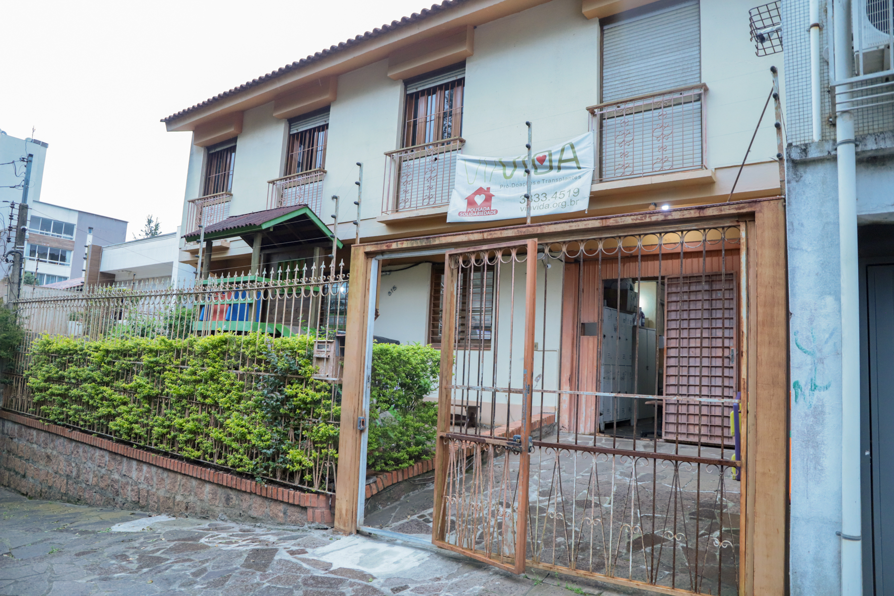 Fachada da Pousada Solideariedade