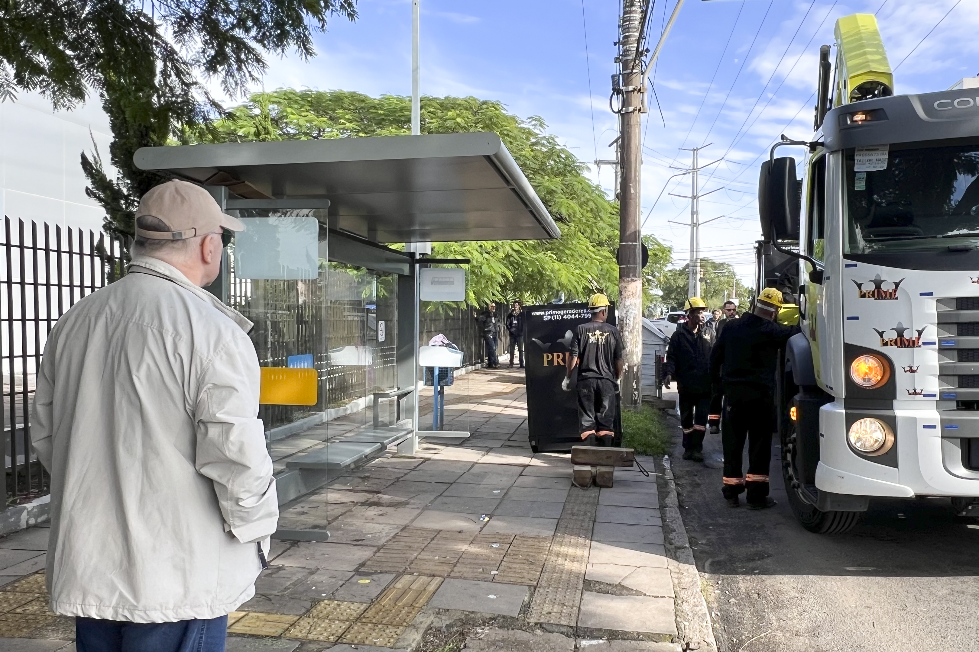 Geradores de energia chegaram de São Paulo 