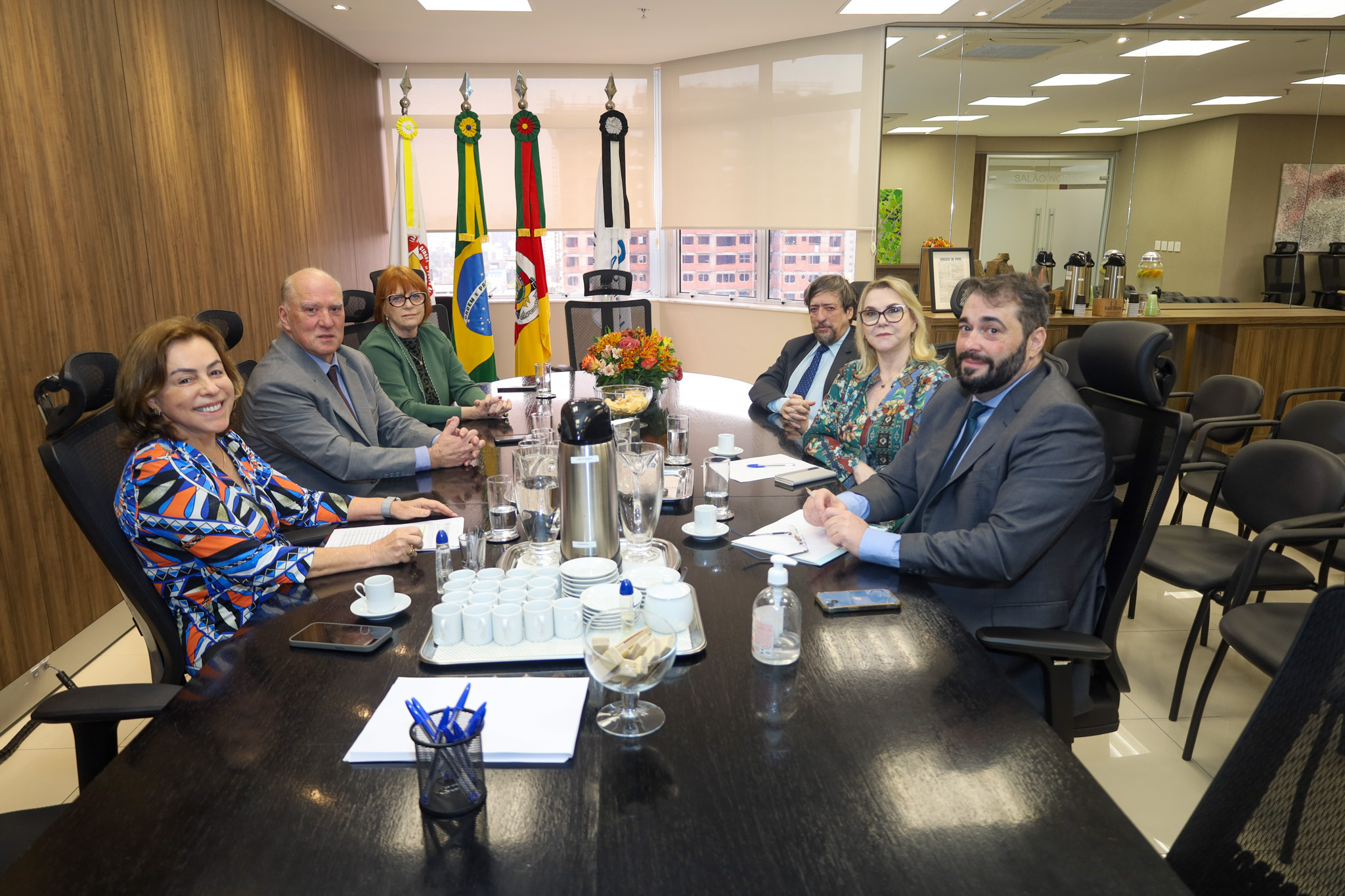Reunião da ministra Dora com a Administração do TRT-RS