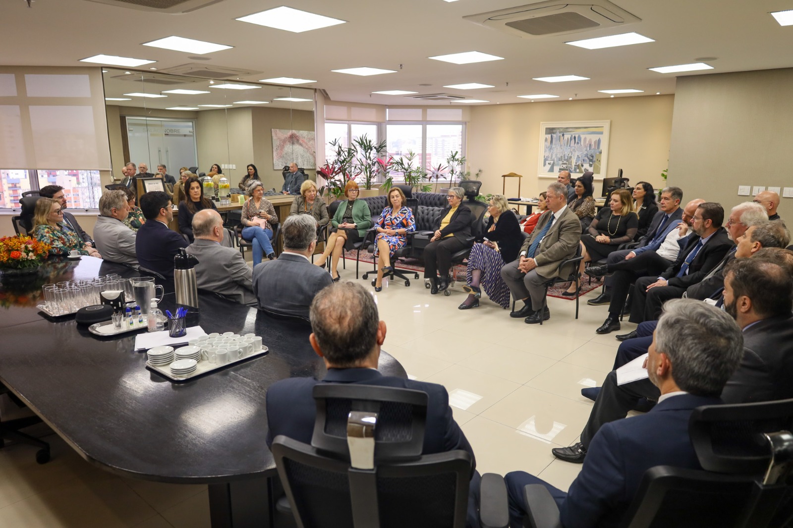 Foto da reunião da ministra Dora com desembargadores.jfif
