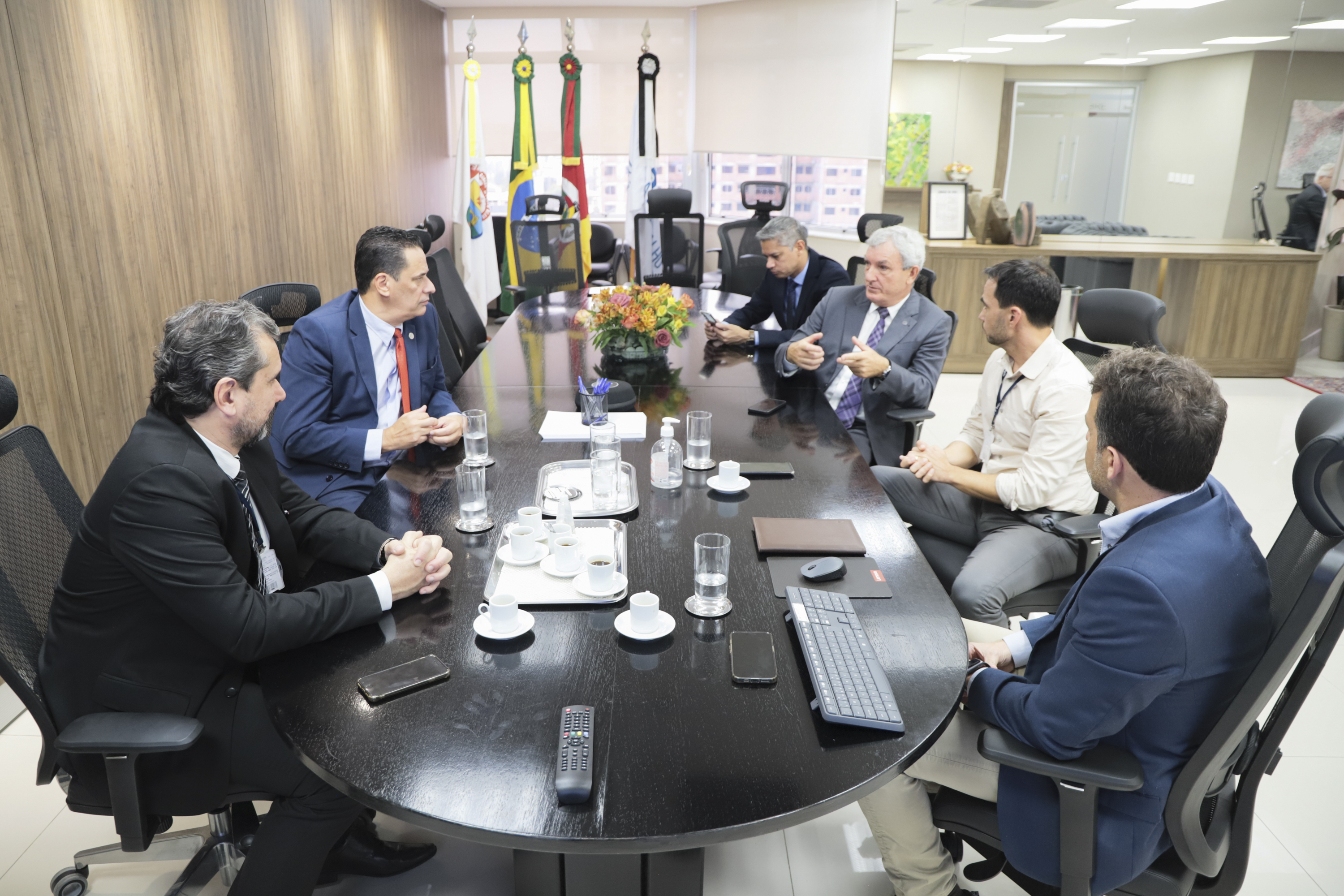 Participantes da reunião