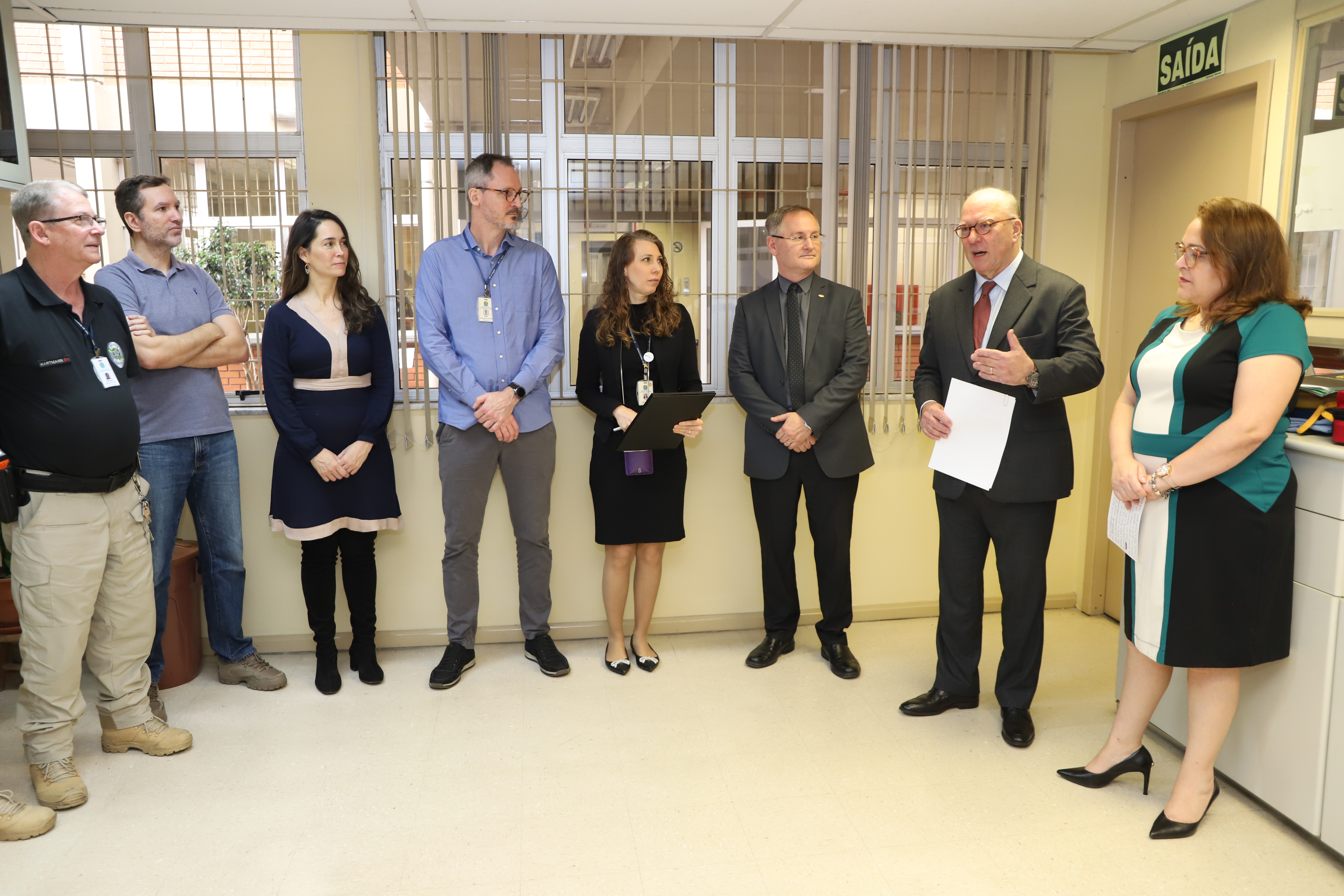 Presidente Ricardo Martins Costa abre a cerimônia.