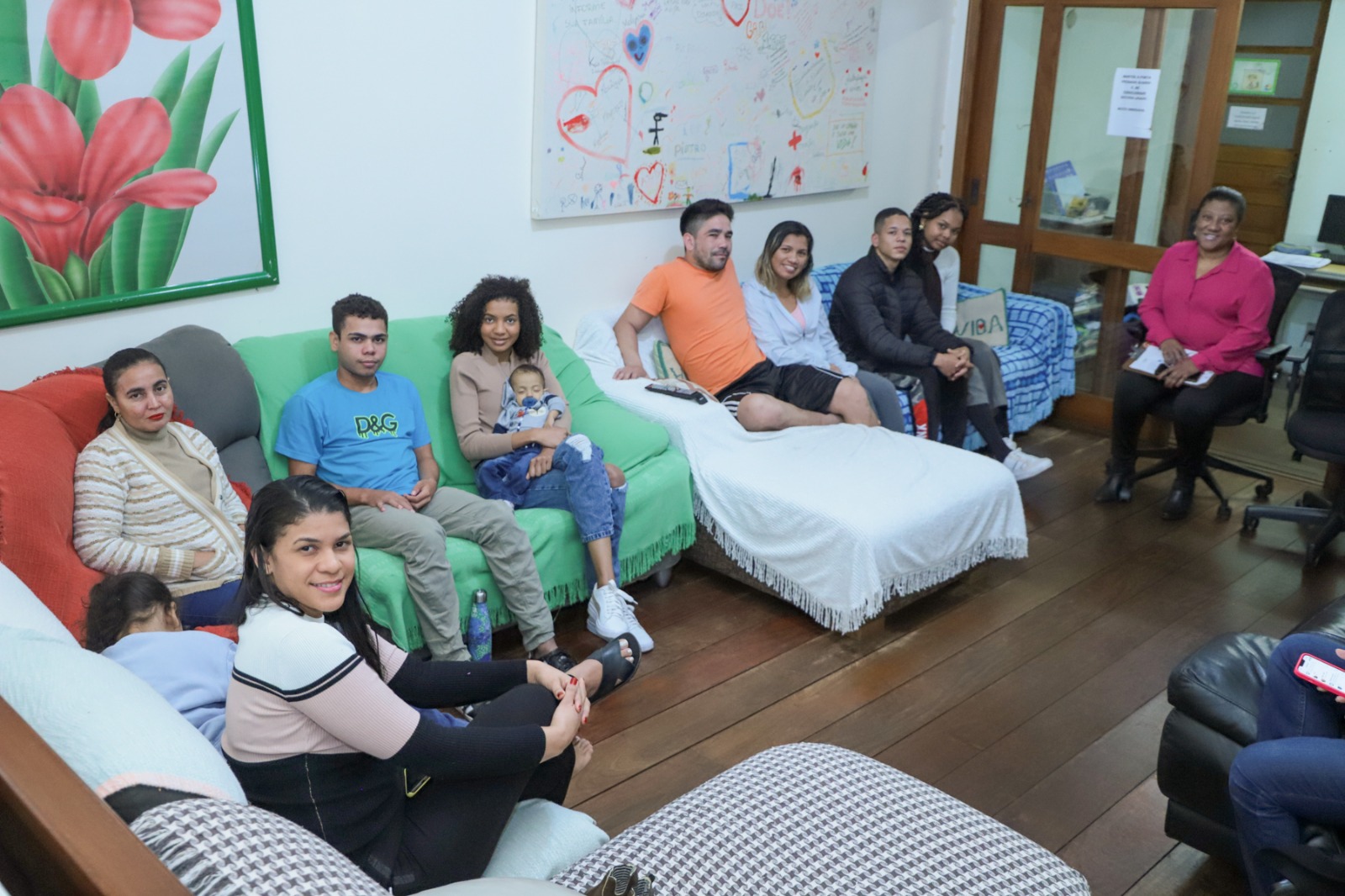 Hóspedes da Pousada Solidariedade