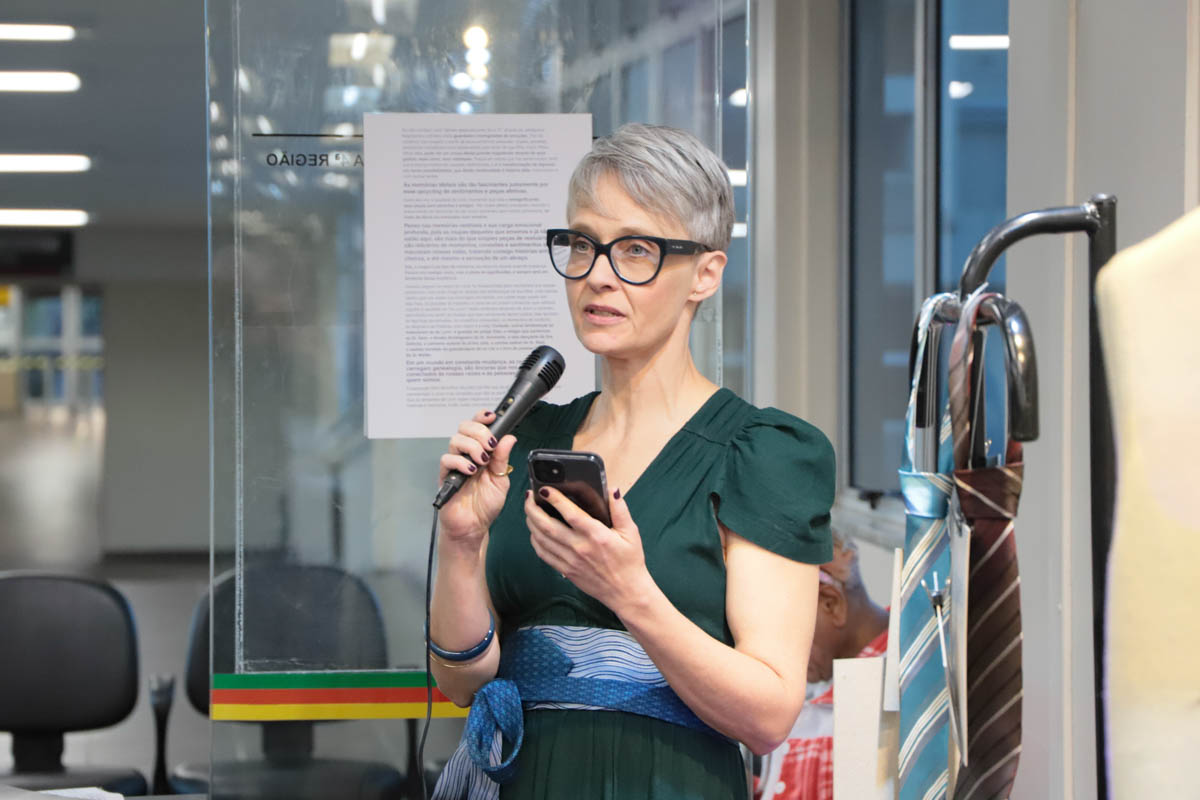 Mostra foi organizada pela designer Carol Heinen, filha do magistrado