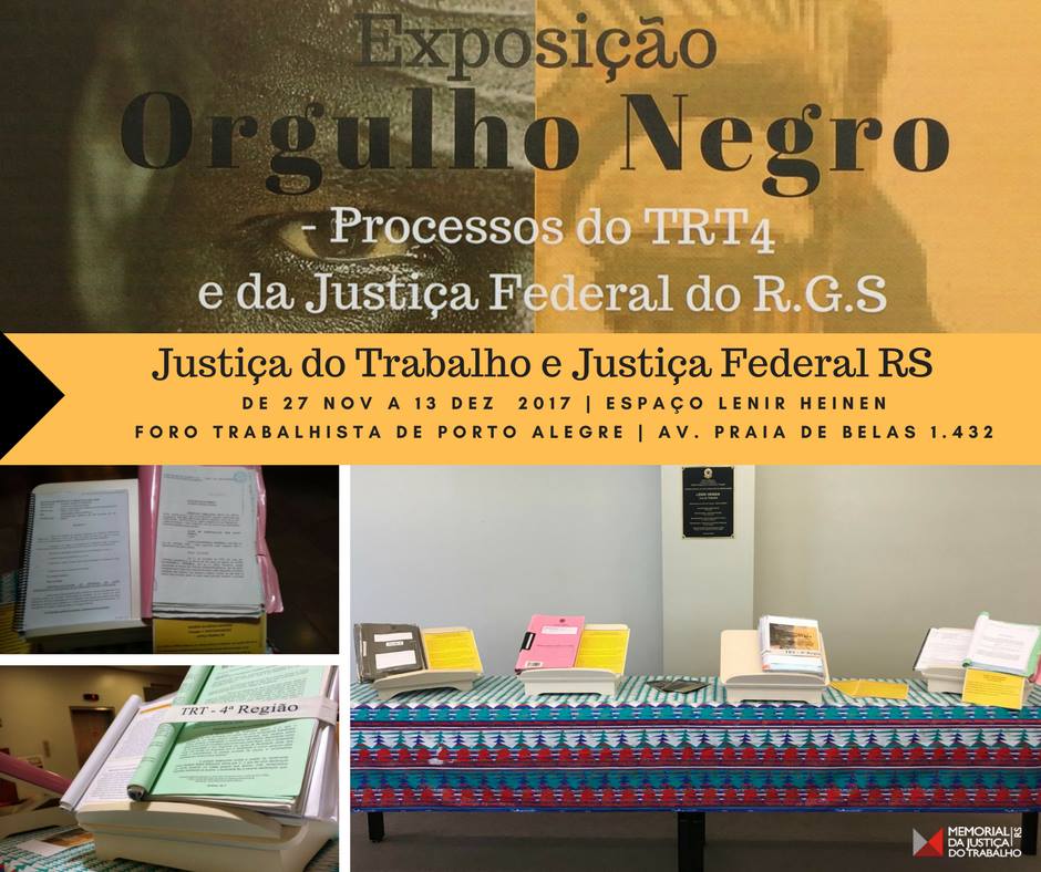 convite para exposição Orgulho Negro