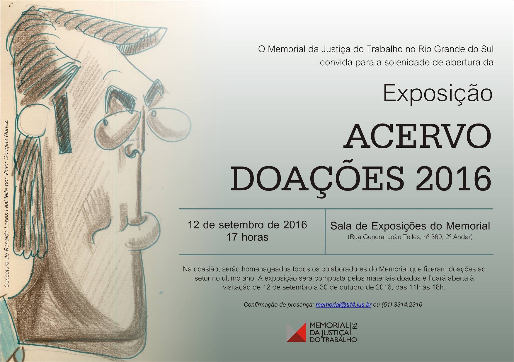 convite exposição doações de 216