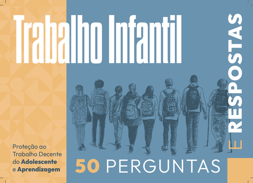 Capa  50 perguntas sobre o Trabalho Infantil
