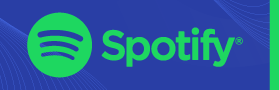 Banner com o logo da Spotify