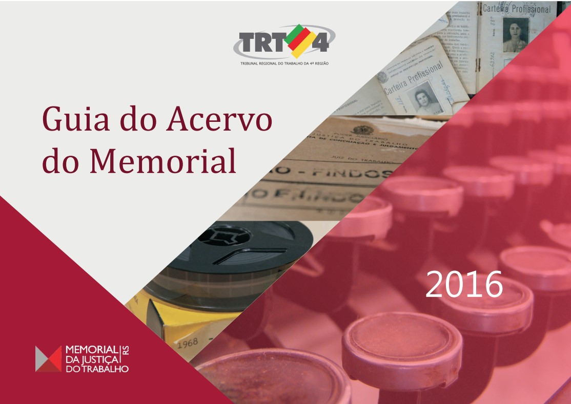 Capa do Guia do Acervo do Memorial