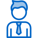 Imagem de uma pessoa usando gravata.