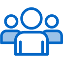 Imagem de um grupo de três pessoas.