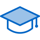 Imagem de um chapéu de formatura.