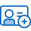 Imagem de um crachá de identificação.