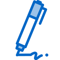 Imagem de uma caneta.