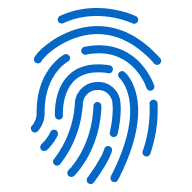 Imagem de uma impressão digital.