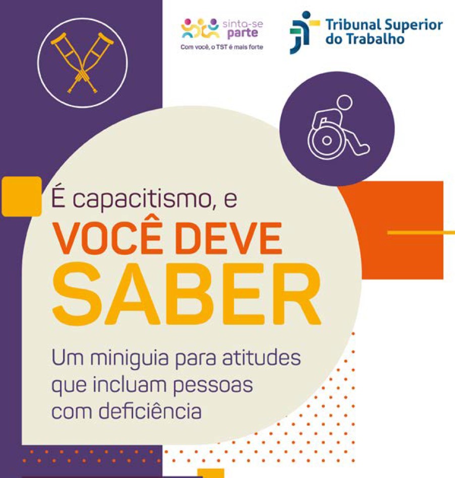 Capa do Livreto: É capacitismo, e você deve saber!