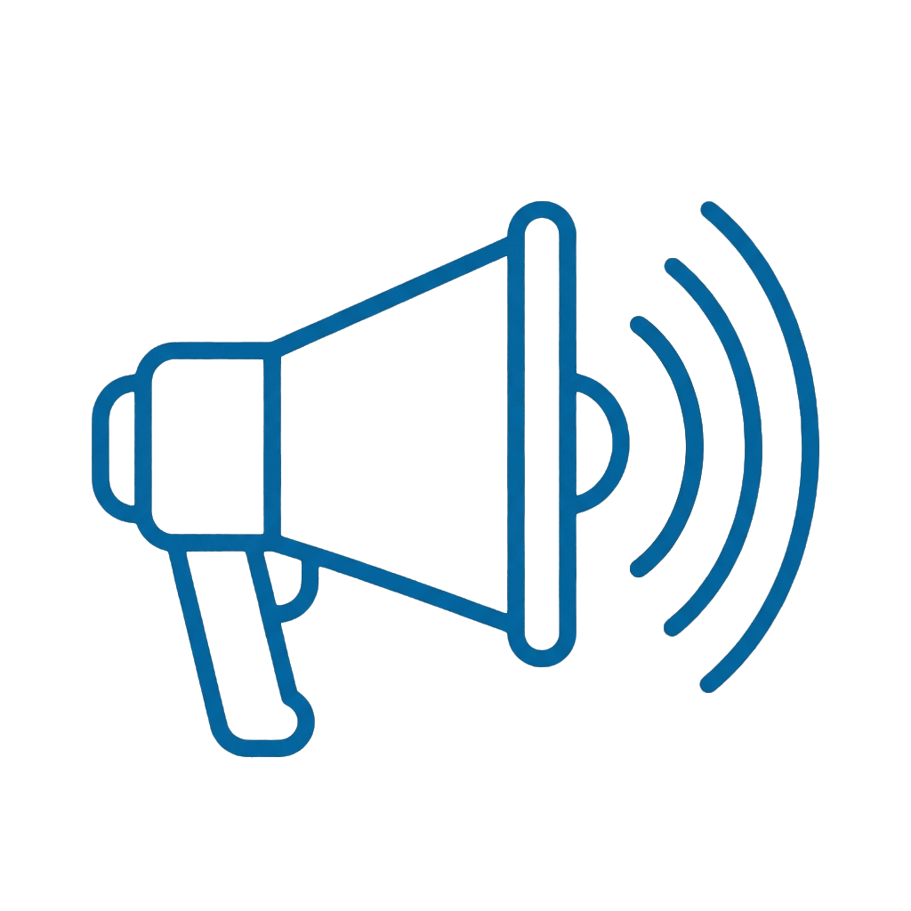 ícone megafone