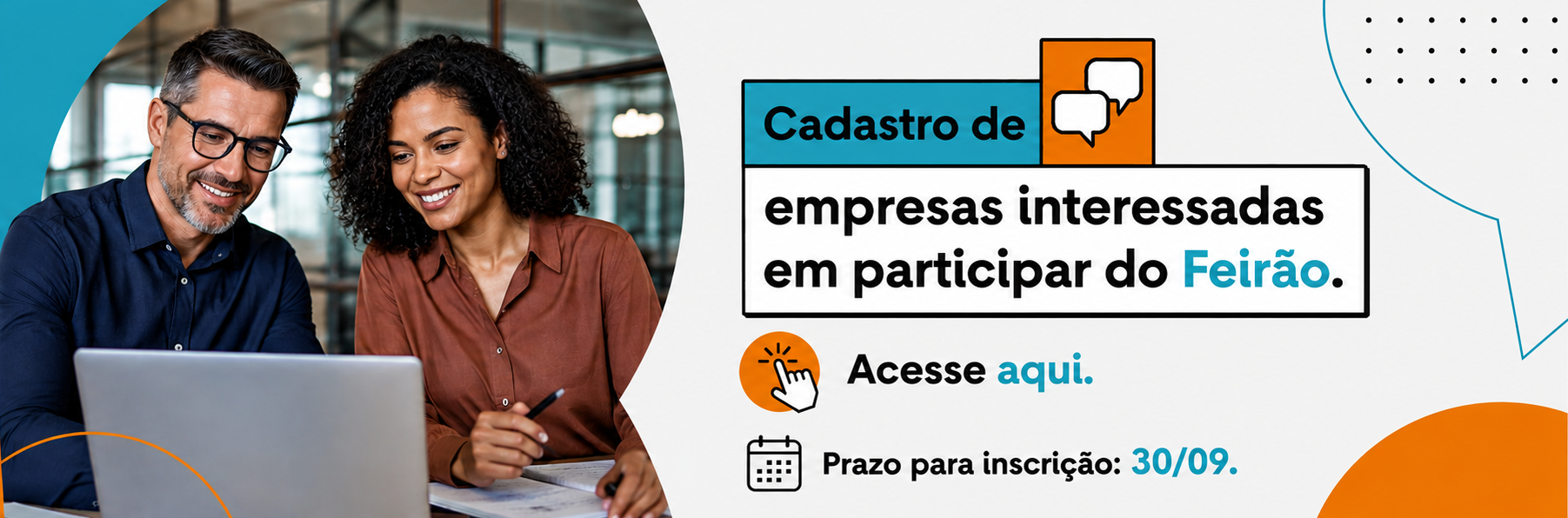 Cadastro de empresas interessadas em participar do Feirão.