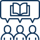 Ícone de cursos de formação Ícone de cursos de formação